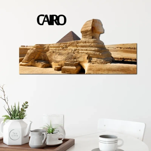 Cairo Skyline Fotografico Sagomato