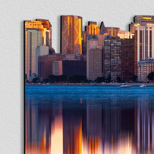 Chicago Skyline Fotografico Sagomato
