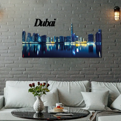 Dubai Burj Khalifa Skyline Fotografico Sagomato