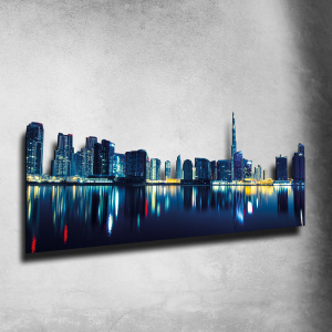 Dubai Burj Khalifa Skyline Fotografico Sagomato