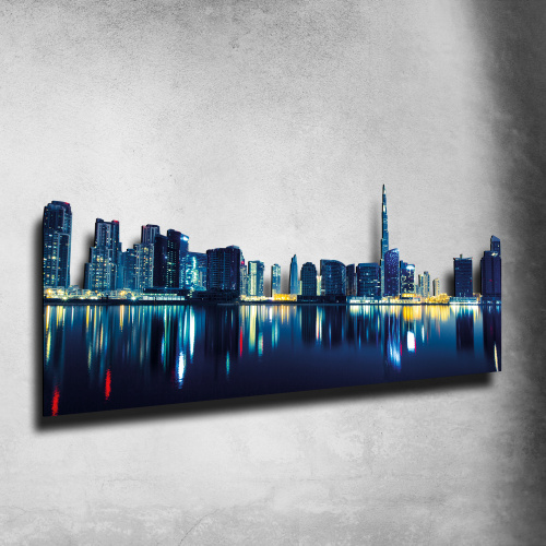 Dubai Burj Khalifa Skyline Fotografico Sagomato