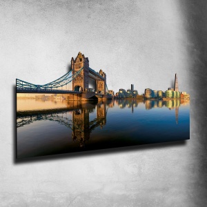 Londra South Bank Skyline Fotografico Sagomato