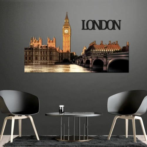 Londra Westminister Skyline Fotografico Sagomato