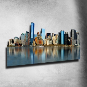 New York Giorno Skyline Fotografico Sagomato