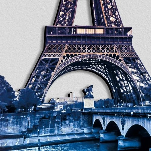 Parigi Skyline Fotografico Sagomato