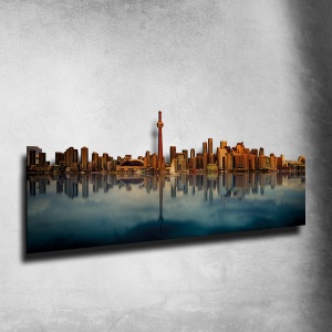 Toronto giorno Skyline Fotografico Sagomato