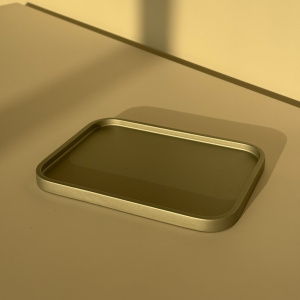 Svuotatasche Edge metallizzato in legno