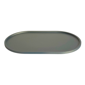 Vassoio Ellix metallizzato in legno